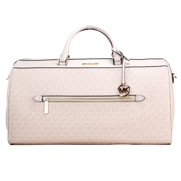 Michael Kors Extra Large Top Zip Duffle Bag (Vanilla) - Picture 1 of 1